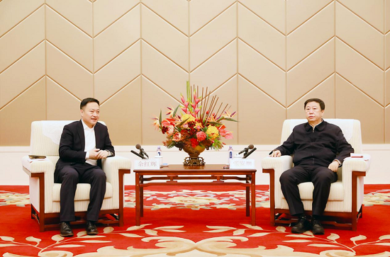 余红辉拜会黑龙江省委常委、哈尔滨市委书记张安顺