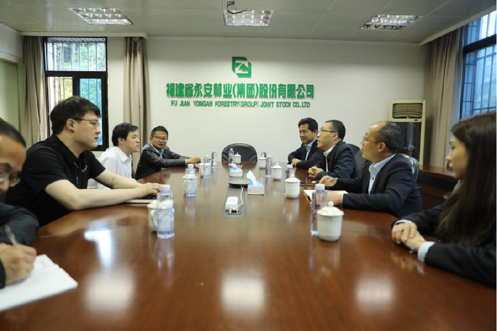 中国工商银行三明分行行长周善君一行到访9159金莎游艺场林业