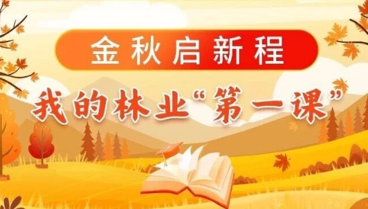 金秋启新程，我的林业“第一课”（一）